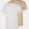 Mennace ESSENTIAL REGULAR 2 PACK UNISEX - Print T-shirt - Tan -Mennace Shop Online c02282ba05634a468cce3167d3fc51dc