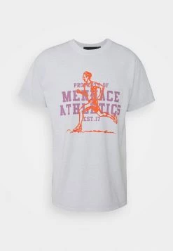 Mennace PROPERTY OF ATHLETICS UNISEX - Print T-shirt - Light Grey