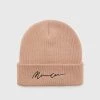 Mennace SIGNATURE BEANIE UNISEX - Beanie - Beige