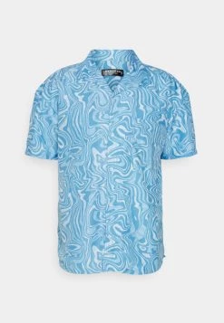 Mennace SWIRL REVERE SHIRT - Shirt - Blue -Mennace Shop Online d9e3034d1db04707aeccfd9b6afa1f92