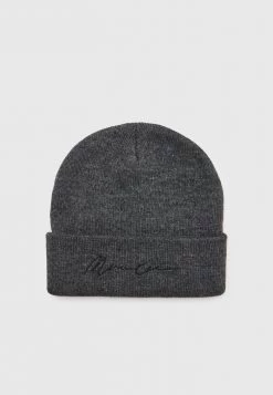 Mennace SIGNATURE BEANIE UNISEX - Beanie - Grey Marl
