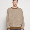 Mennace EVIAN - Jumper - Light Brown -Mennace Shop Online db5240b7b1244d8682fe0c33f9254fd7