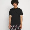 Mennace ESSENTIAL REGULAR BASIC TEE UNISEX - Basic T-shirt - Black