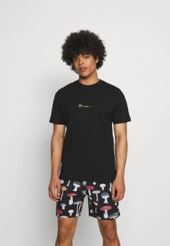 Mennace ESSENTIAL REGULAR BASIC TEE UNISEX - Basic T-shirt - Black