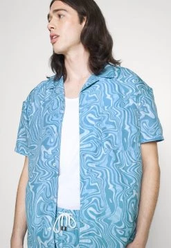 Mennace SWIRL REVERE SHIRT - Shirt - Blue -Mennace Shop Online de39f643cd3f47b5b6f19ca6d7f00e8e