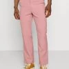 Mennace ON THE RUN STRAIGHT LEG TAILORED TROUSER - Trousers - Pink