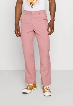 Mennace ON THE RUN STRAIGHT LEG TAILORED TROUSER - Trousers - Pink