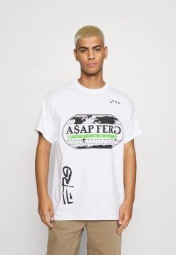 Mennace A$AP FERG WORLDWIDE - Print T-shirt - White