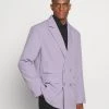Mennace SUNDAZE DOUBLE BREASTED SUIT JACKET - Blazer Jacket - Lilac