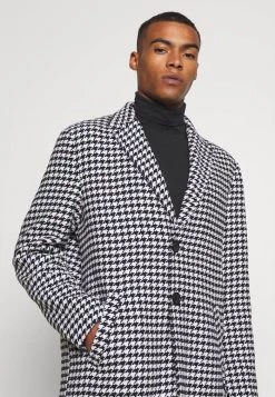 Mennace HENNESSEY HOUNDSTOOTH COAT - Classic Coat - White -Mennace Shop Online f60e2bc990f5454d996c2804db3837fc