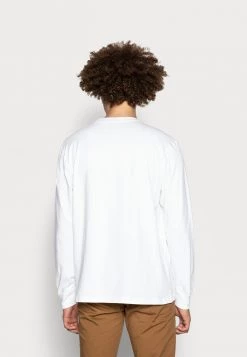 Mennace ESSENTIAL SIGNATURE TEE - Long Sleeved Top - White -Mennace Shop Online f75761072fc34349983d354237ad5368