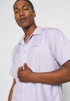 Mennace SATEEN REVERE SHIRT - Shirt - Lilac -Mennace Shop Online f7fdba1fd4ab487eb5aa9630010cc636