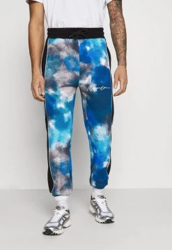 Mennace TIE DYE UNISEX - Tracksuit Bottoms - Blue