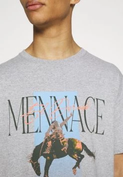 Mennace ROSEBOWL RODEO REGULAR - Print T-shirt - Grey -Mennace Shop Online ff37d1a98ce14d61b42dde944de5cc53